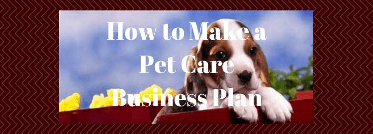 pet care business plan pdf